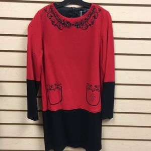 Miss Blumarine color block dress